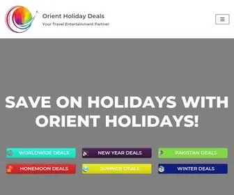 Orientholidaydeals.com(SAVE ON HOLIDAYS WITH ORIENT HOLIDAYS) Screenshot