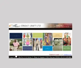 Orientknits.com(ORIENT CRAFT LTD) Screenshot