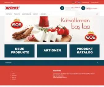 Orientmarketing.at(Orient Marketing Service) Screenshot