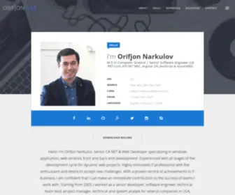 Orifjon.net(Orifjon Narkulov) Screenshot