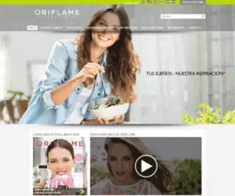 Oriflame.com.ni(Oriflame Centro América) Screenshot