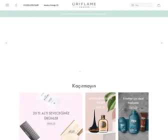 Oriflame.com.tr(Oriflame Türkiye Resmi Web Sitesi) Screenshot