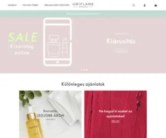 Oriflame.hu(Oriflame Cosmetics) Screenshot