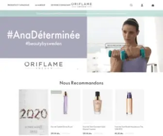 Oriflame.ma(Oriflame Cosmétiques) Screenshot