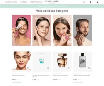 Oriflame.sk(Oriflame Cosmetics) Screenshot