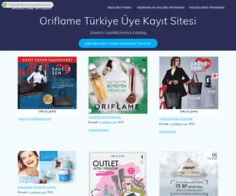 Orifllameuyekayit.com(Oriflame Ücretsiz Üyelik) Screenshot