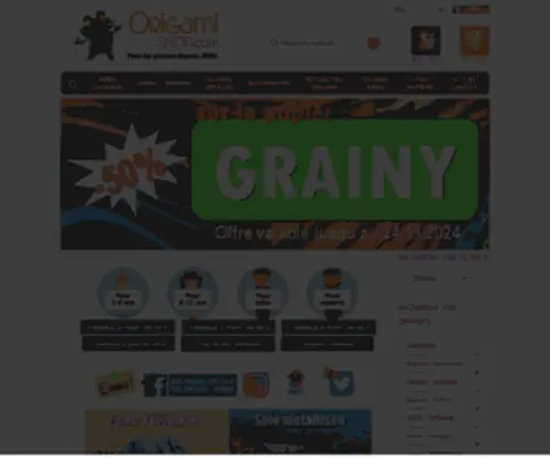 Origami-Shop.com(Tout pour l'origami: livres) Screenshot
