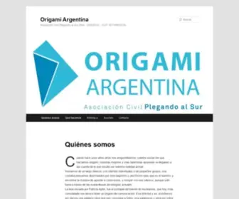 Origamiargentina.org(Origami argentina) Screenshot