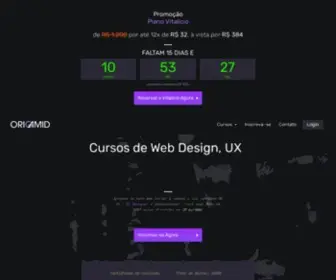 Origamid.com(Cursos de Web Design) Screenshot