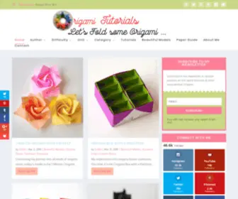 Origamitutorials.com(Free Origami folding instructions) Screenshot