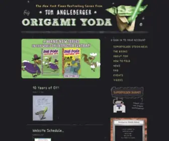 Origamiyoda.com(Origami Yoda) Screenshot