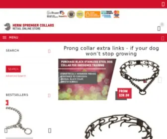 Original-Herm-Sprenger-Dog-Collars.com(Herm Sprenger Collars) Screenshot