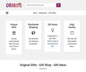 Original.Gifts(Original Gift Ideas) Screenshot