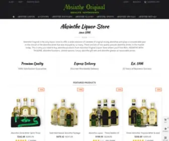 Originalabsinthe.com(Absinthe Liquor Store) Screenshot