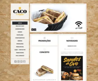 Originalcaco.com(CACO, o Original) Screenshot