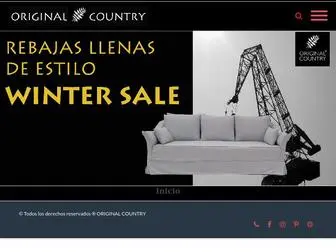 Originalcountry.es(TIENDA DE MUEBLES Y DECORACION) Screenshot