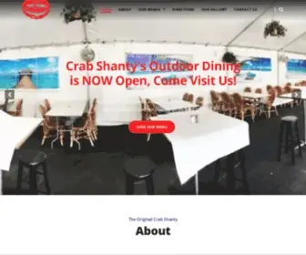 Originalcrabshanty.com(Original Crab Shanty Restaurant in the Bronx) Screenshot