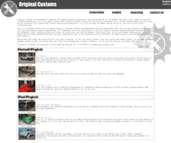 Originalcustoms.com(Original Customs) Screenshot