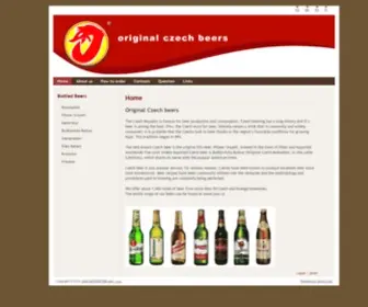 Originalczechbeers.com(Original CZECH BEERS) Screenshot