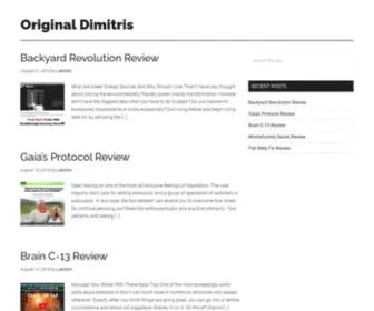 Originaldimitris.net(Original Dimitris) Screenshot