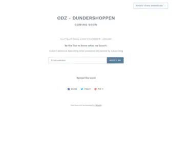 Originaldunderzubbis.com(Odz merchendise) Screenshot