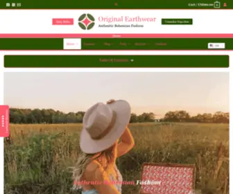 Originalearthwear.com(Authentic Bohemian Fashion) Screenshot