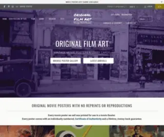 Originalfilmart.com(Buy Movie Posters at Original Film Art. Star Wars * James Bond * Silent Films * Star Trek * Disney) Screenshot