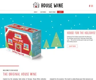 Originalhousewine.com(The Original House Wine) Screenshot