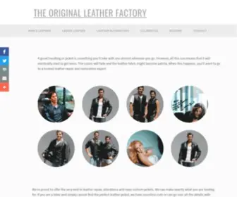 Originalleatherfactory.com(The Original Leather Factory) Screenshot