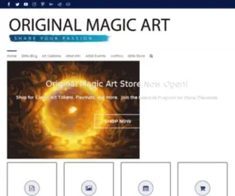 Originalmagicart.com(The Original Magic Art Store) Screenshot
