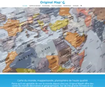 Originalmap.fr(Carte du Monde) Screenshot