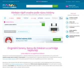 Originalnitonery.cz(Originální Tonery.cz) Screenshot