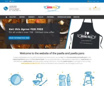 Originalpaella.com(Spanish Paellas) Screenshot