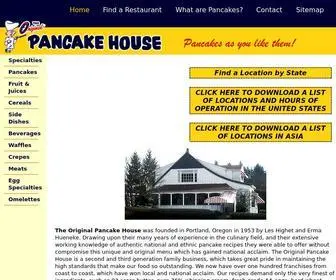 Originalpancakehouse.com(The Original Pancake House) Screenshot