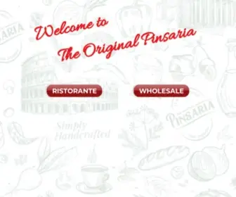 Originalpinsaria.com(Pinsa) Screenshot