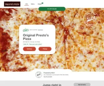 Originalprestospizzamenu.com(Originalprestospizzamenu) Screenshot