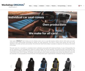 Originalseatcovers.eu(Individual car seat covers) Screenshot