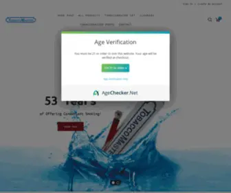 Originaltobaccomaster.com(Tobacco Master) Screenshot
