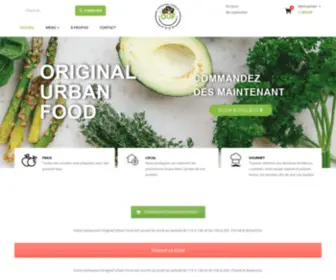 Originalurbanfood.ch(Original Urban Food) Screenshot