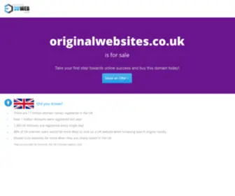 Originalwebsites.co.uk(3DWeb Online Services) Screenshot