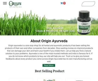 Originayurveda.com(Origin Ayurveda) Screenshot