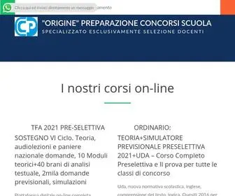 Origineconcorsi.it(Origine) Screenshot