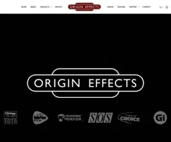Origineffects.com Screenshot