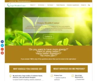 Originhealthcenter.com(Origin Health Center) Screenshot