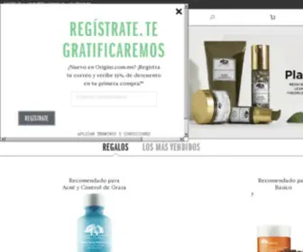 Origins.com.mx(Cuidado de la piel) Screenshot