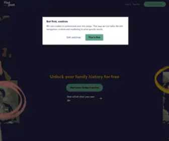 Origins.net(Trace your Family Tree Online) Screenshot