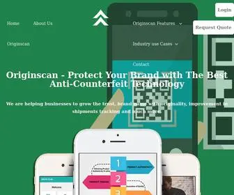 Originscan.com(Originscan app) Screenshot