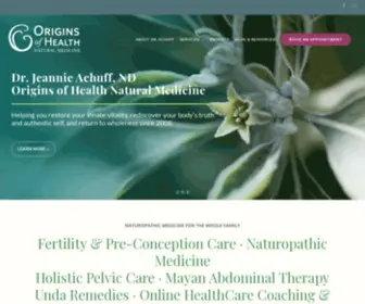 Originsofhealthnaturalmedicine.com(Origins of Health Natural Medicine) Screenshot