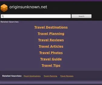 Originsunknown.net(Originsunknown) Screenshot