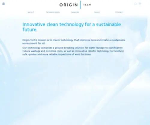 Origintech.co.uk(Origin Tech) Screenshot